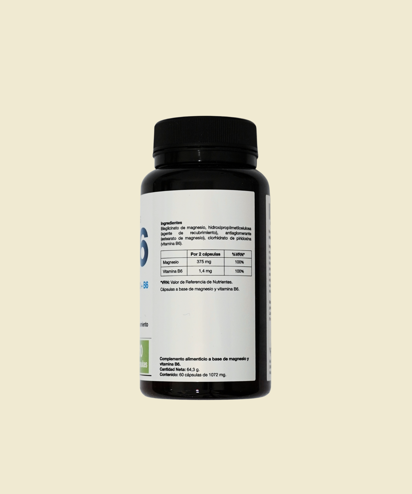 Siobin Bisglicinato de Magnesio + Vitamina B6 | 60 cápsulas – Vermont Supplements MGB6
