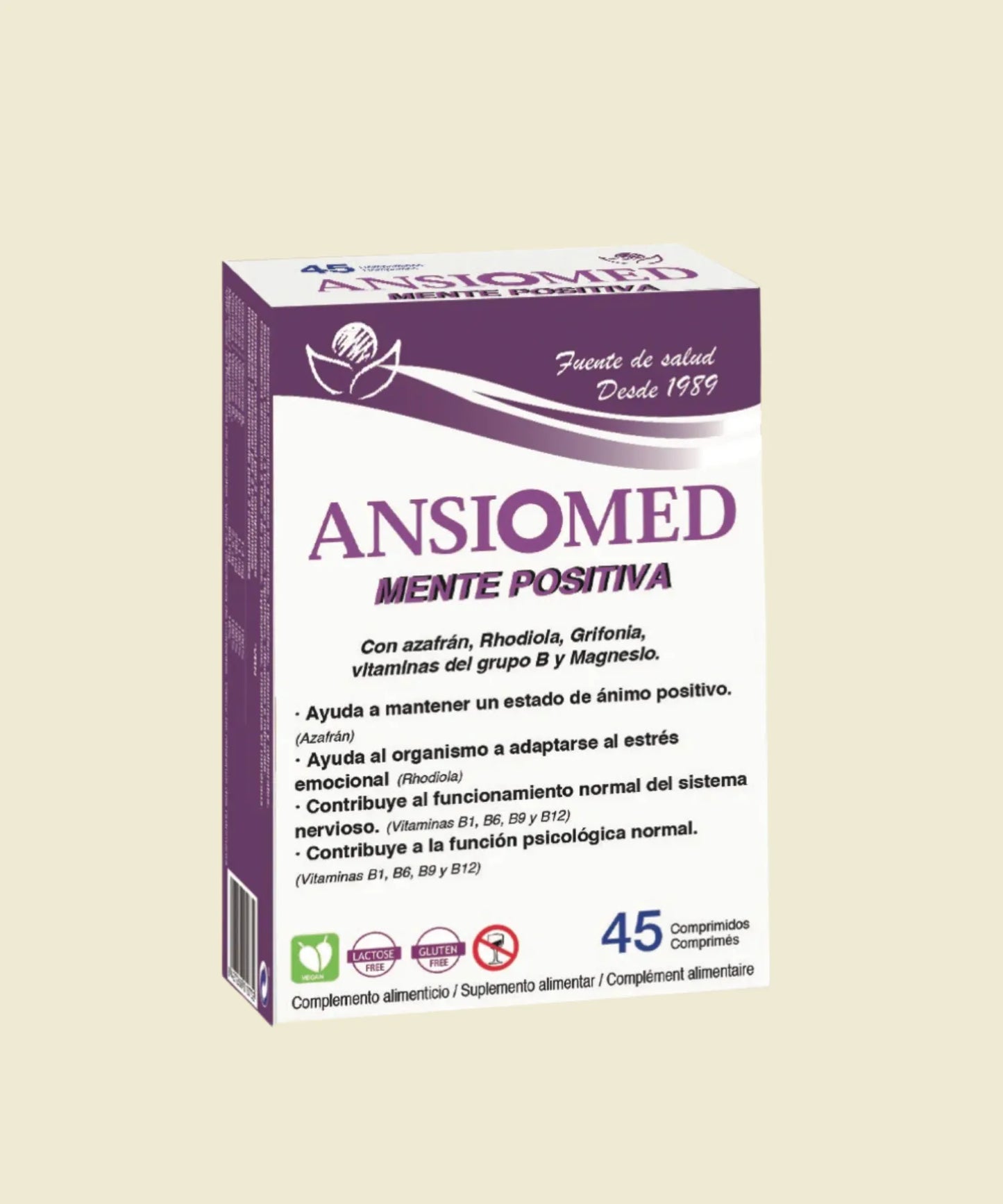 Ansiomed Mente Positiva | 45 comprimidos – Bioserum