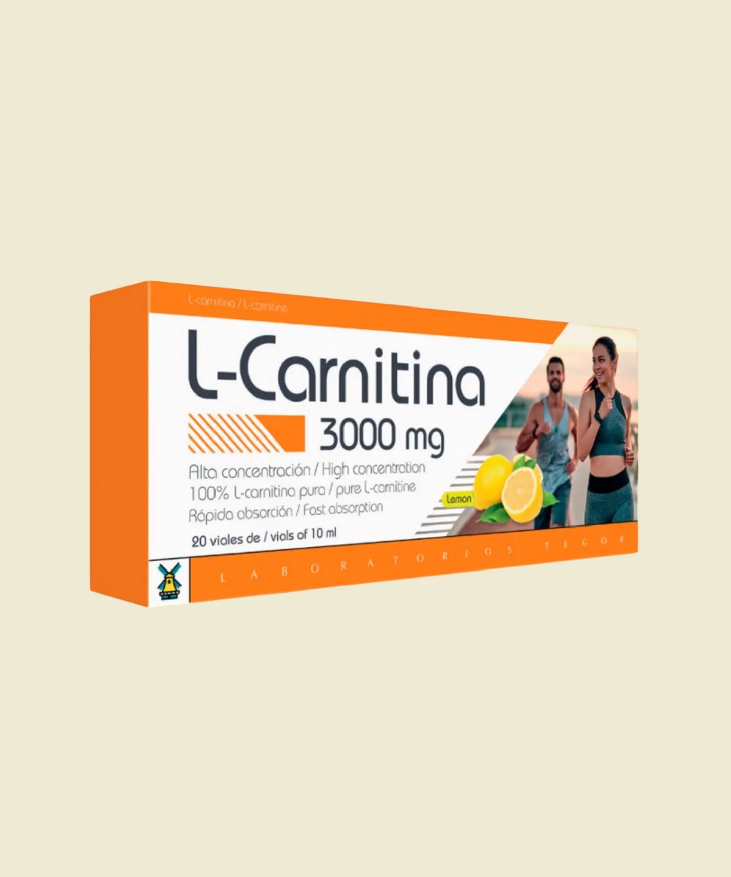 L-Carnitina 3000 mg | 20 viales – Tegor