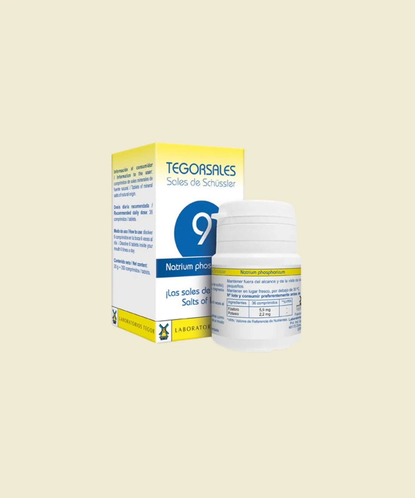 Tegorsales nº 9 Natrium Phosphoricum | 20 g – Tegor