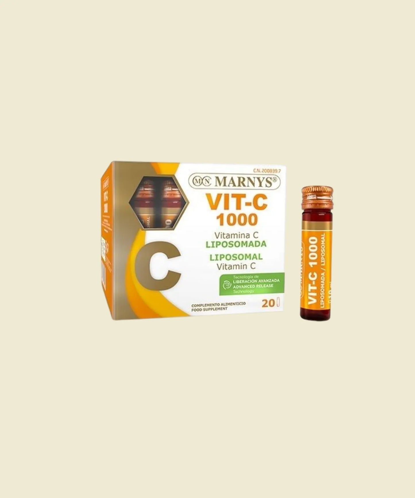 Vitamina C 1000 Liposomada | 20 viales – MARNYS