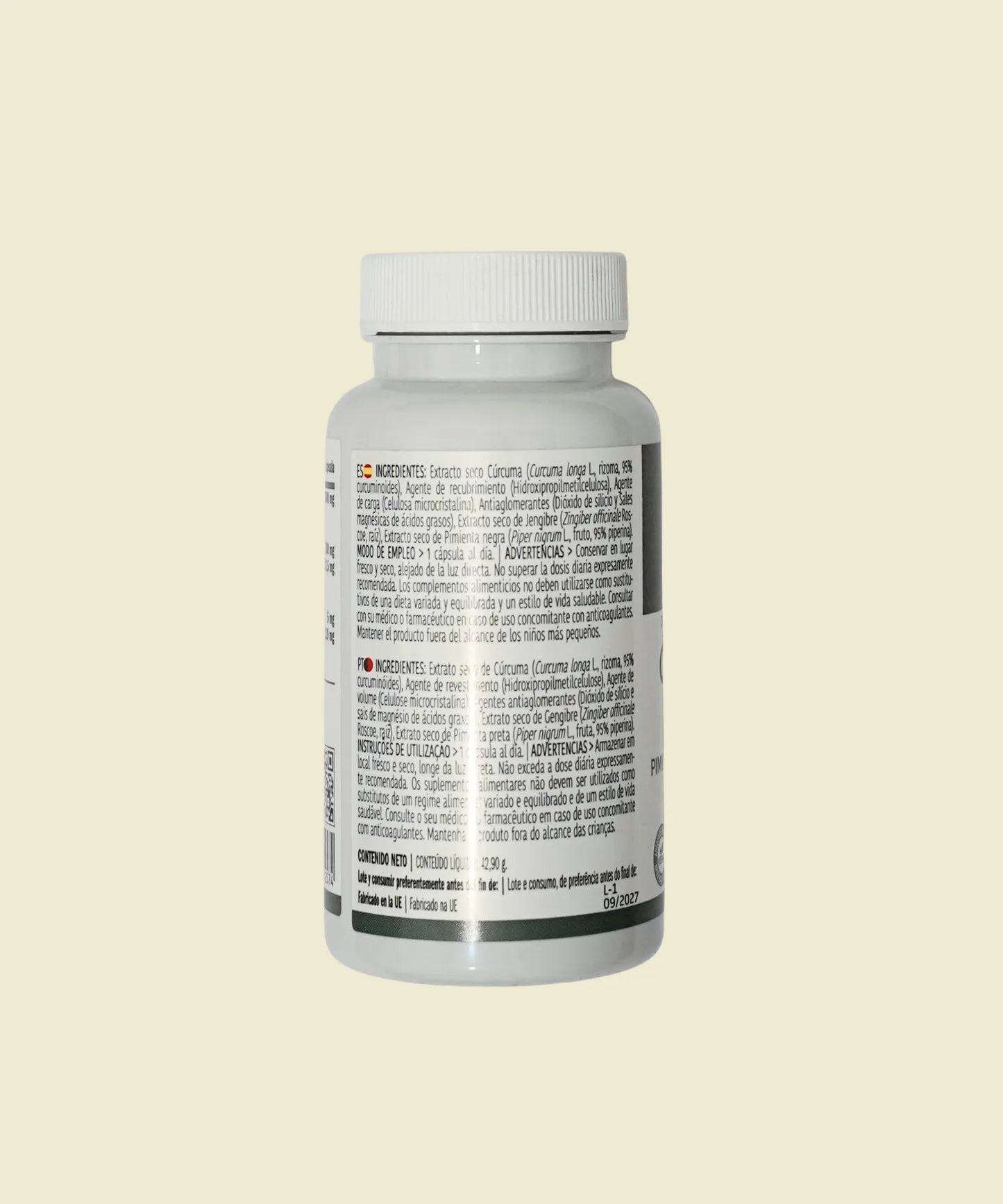 Cúrcuma 12000 mg | 60 cápsulas – Derbós