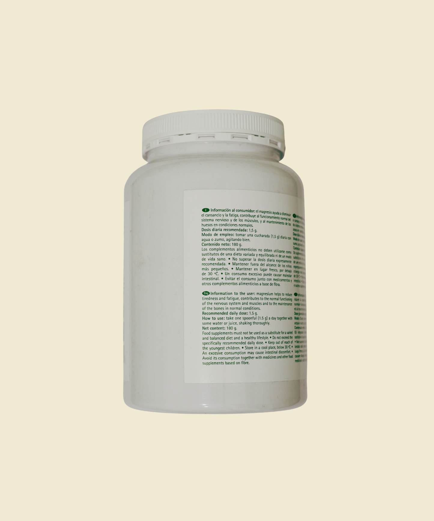 Magnesio Polvo | 180 g – Tegor