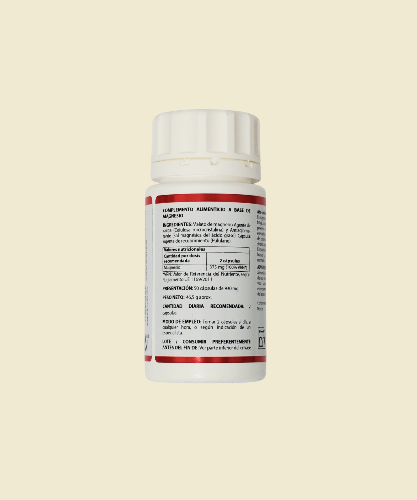Malato de Magnesio Holomega | 50 cápsulas – Equisalud