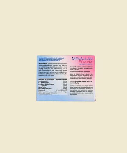 Mensulan Fémina | 60 cápsulas – Derbós
