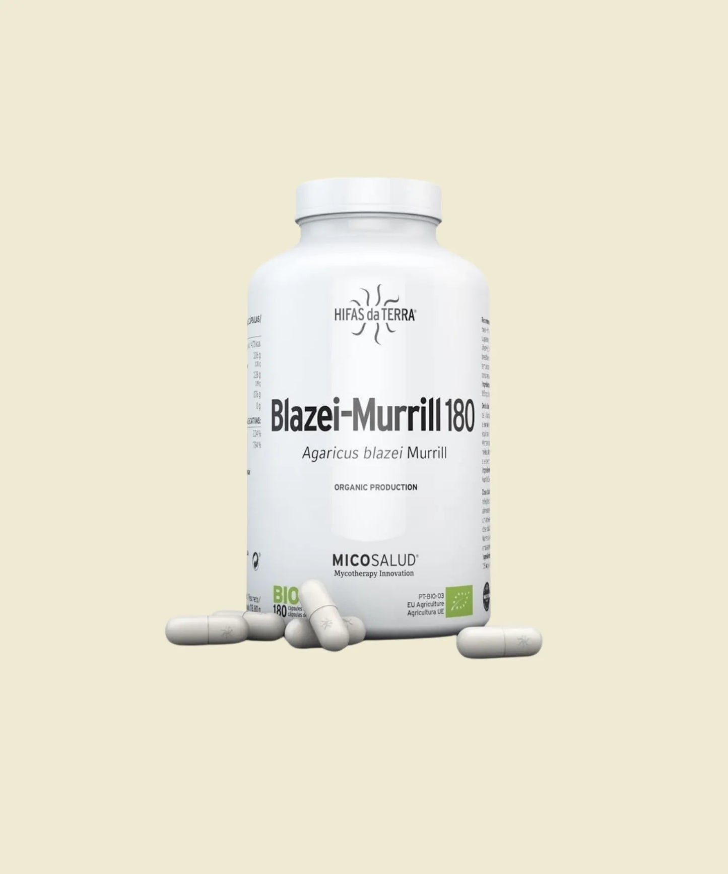 Blazei-Murril | 180 comprimidos – Hifas da Terra