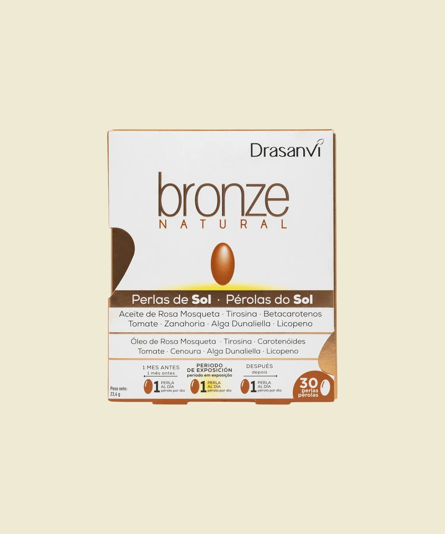 Bronze Natural | 30 perlas – Drasanvi