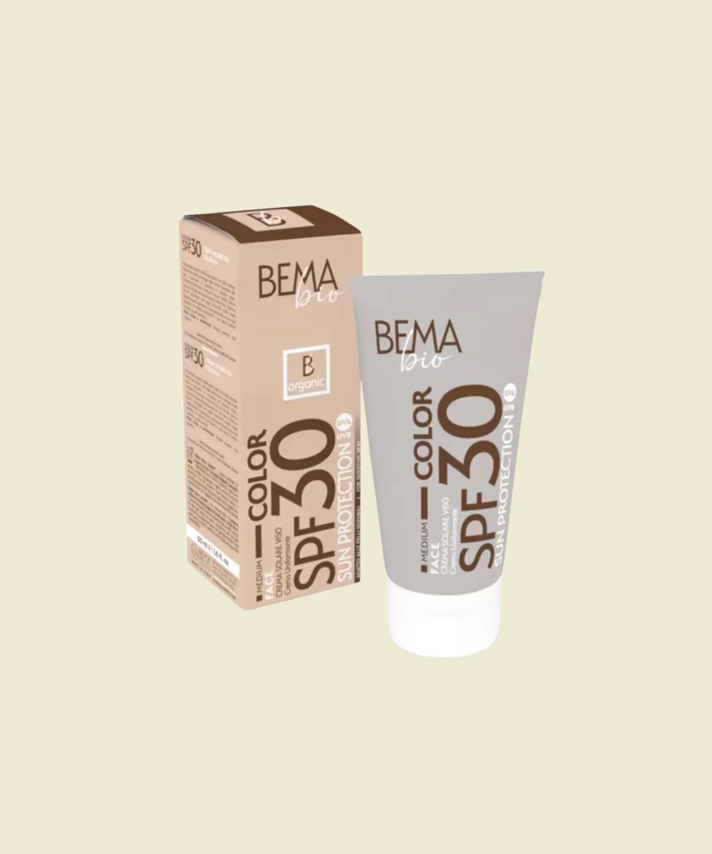 Crema Solar Facial con Color SPF30 | 50 ml – Bema Bio