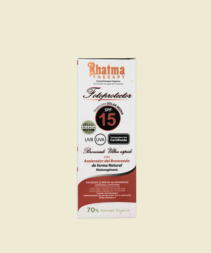 Fotobronceador Ultra Rápido SPF 15 | 100 ml – Rhatma Therapy