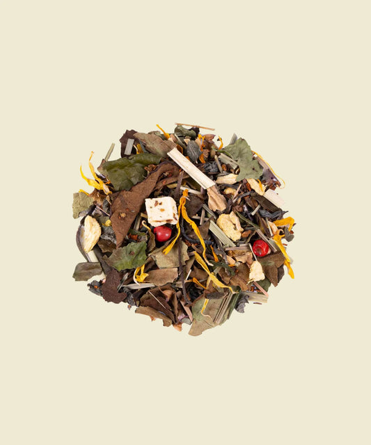 Mango Jengibre - mezcla de rooibos y tés con mango y jengibre
