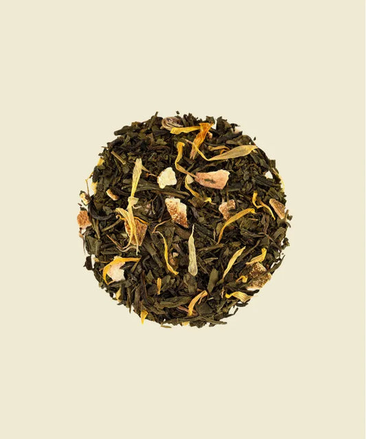 Naranjos en Flor - té verde con naranja y flores