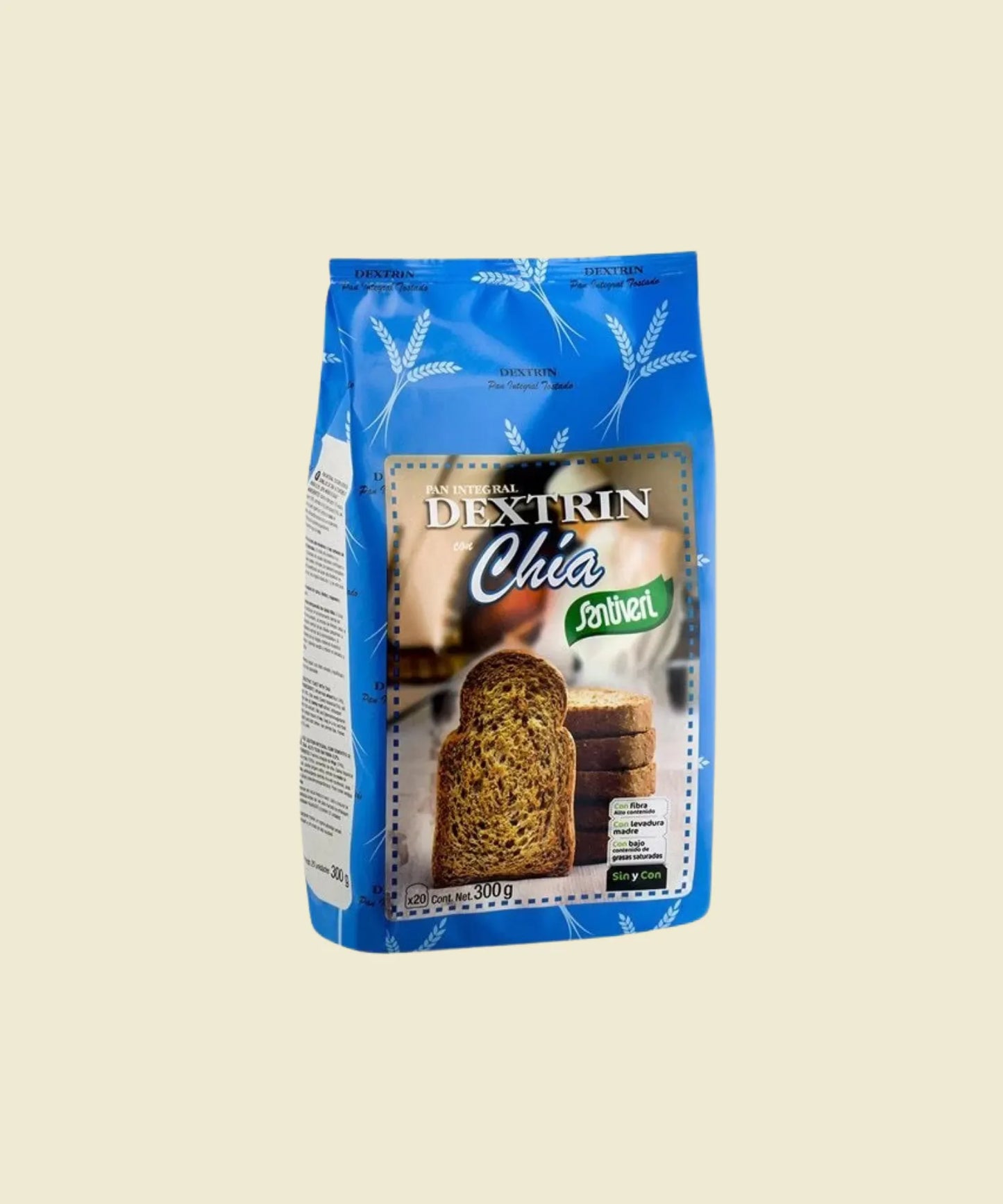 Pan 100% Integral con Chía | 300 g – Santiveri