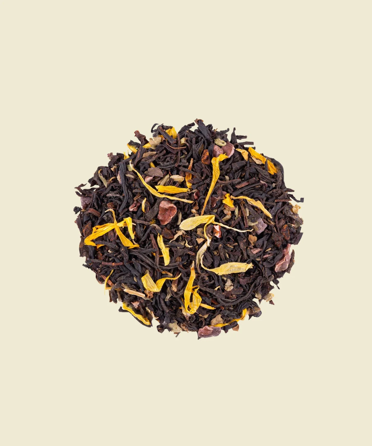 Romance misterioso - té negro con cacao y hierbas