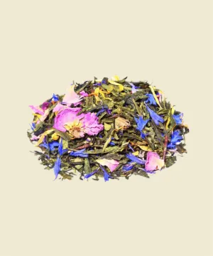 Sueño de Templo Tibetano - té verde y oolong con frutas y flores