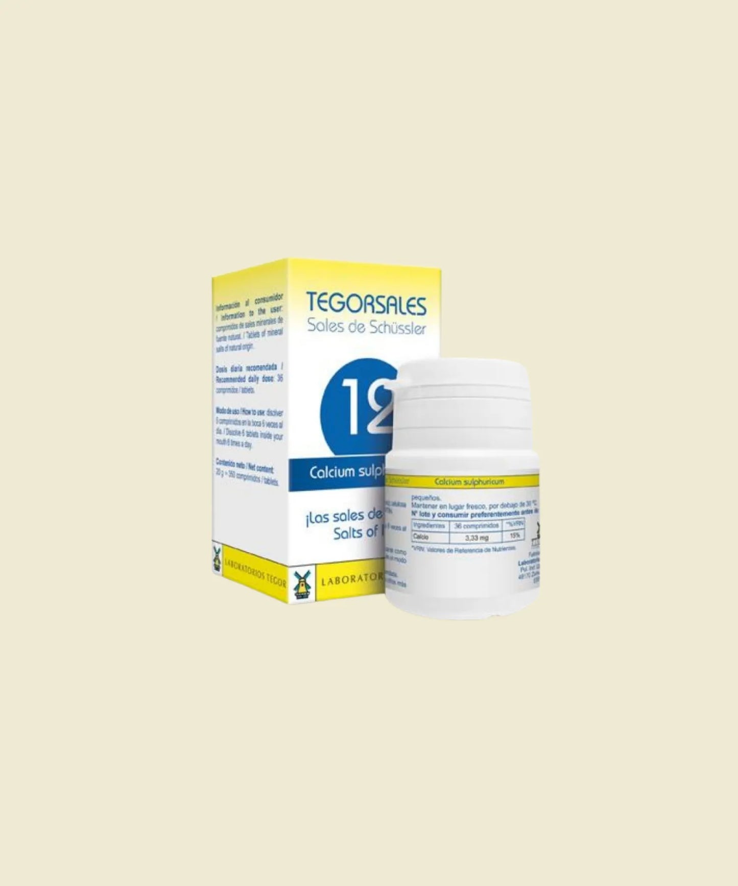 Tegorsales nº 12 Calcium Sulphuricum | 20 g – Tegor