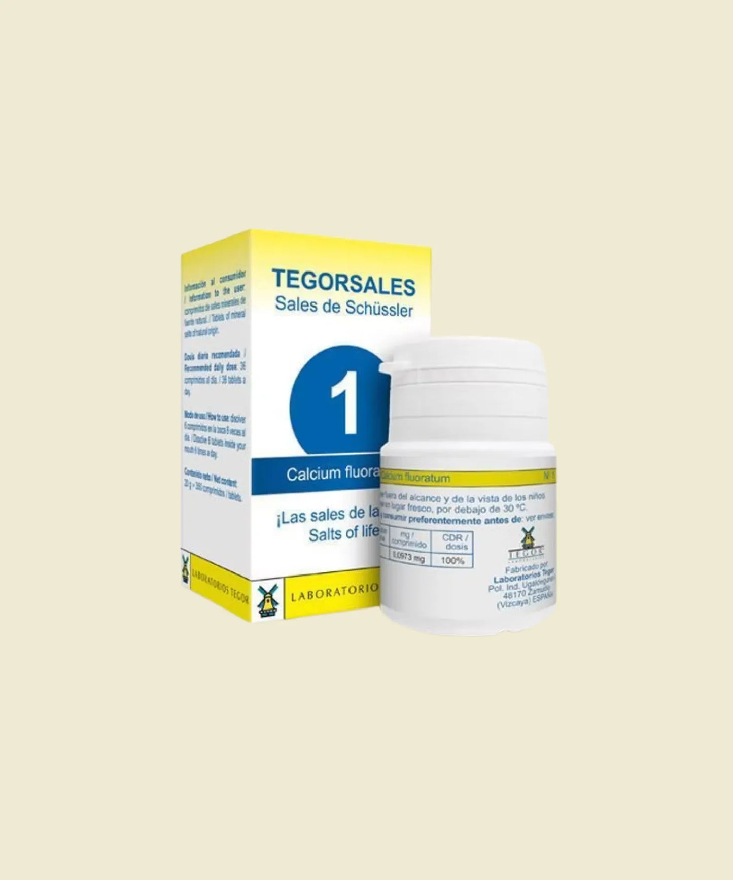 Tegorsales nº 1 Calcium Fluoratum | 20 g – Tegor