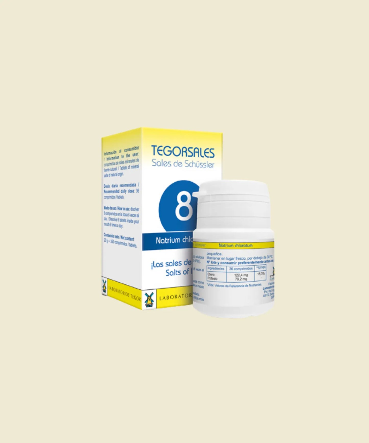 Tegorsales nº 8 Natrium Chloratum | 20 g  – Tegor