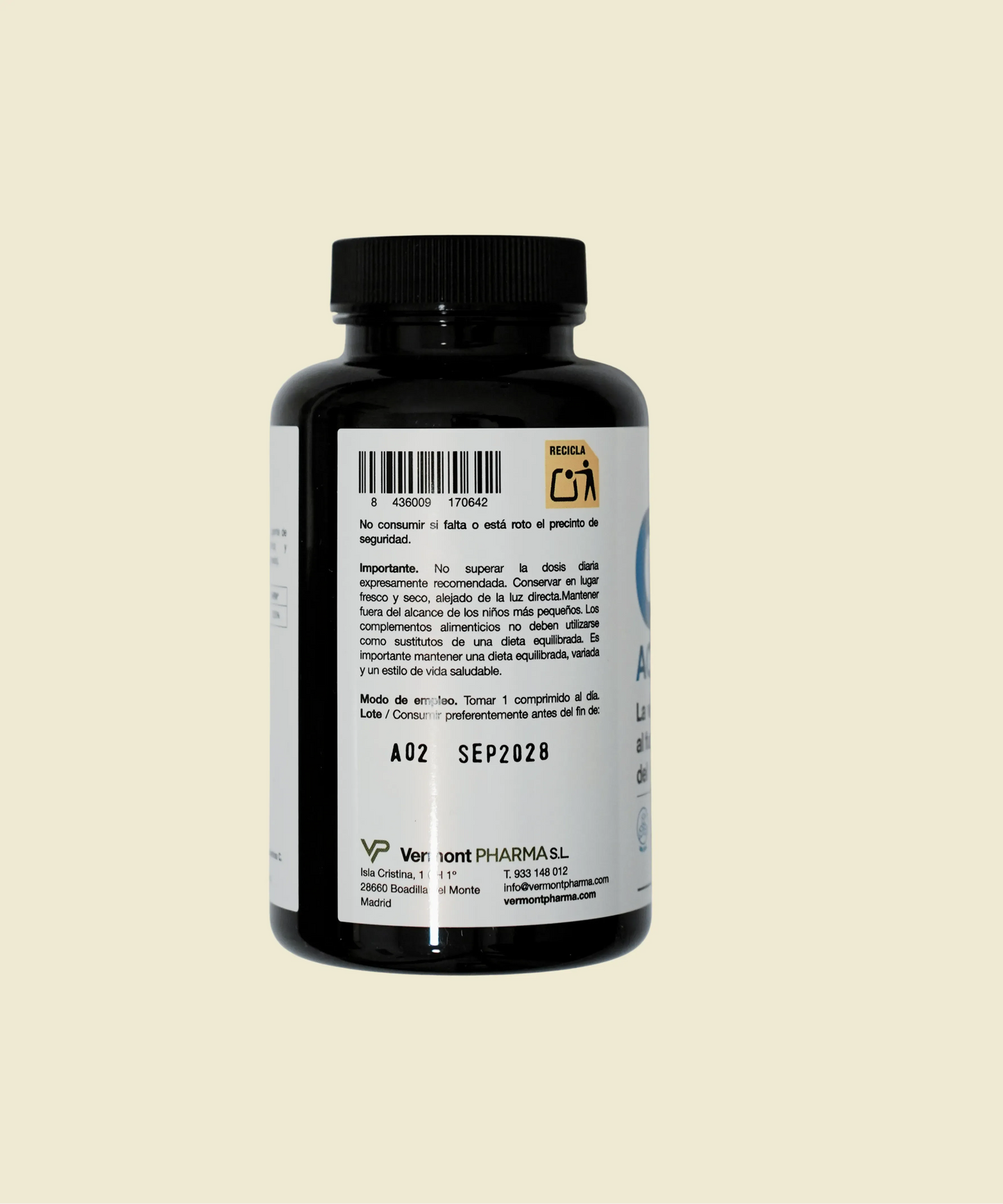 Vitamina C 1000 Acción Retardada | 120 comprimidos – Vermont