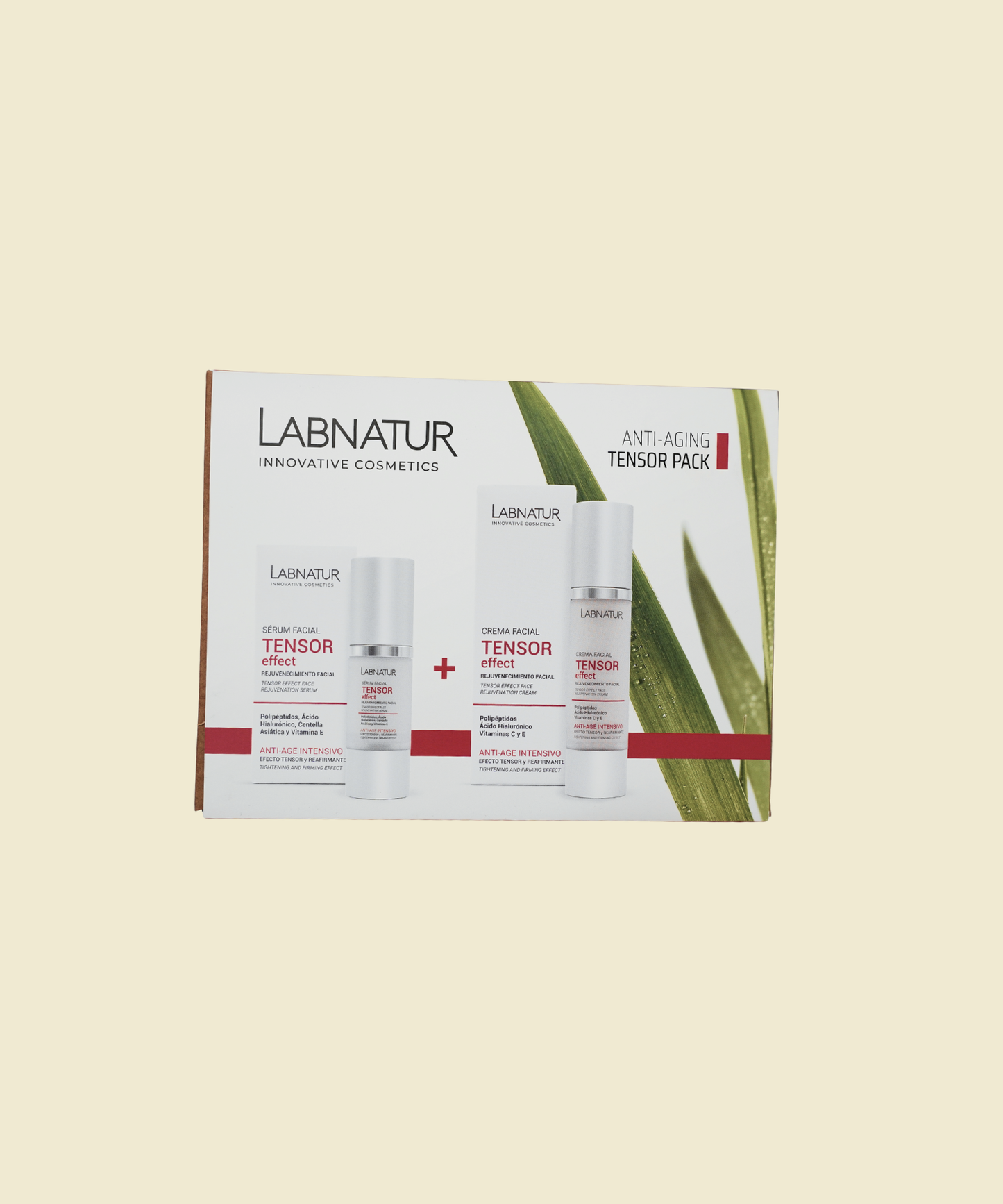 Pack Cosmética Anti-Aging Tensor Effect | Crema + Sérum – Labnatur