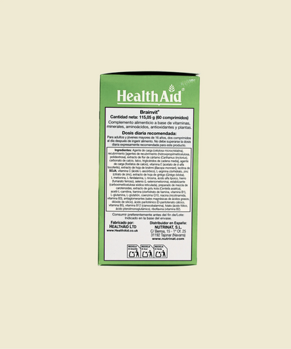 Brainvit Función Cerebral | 60 comprimidos – HealthAid