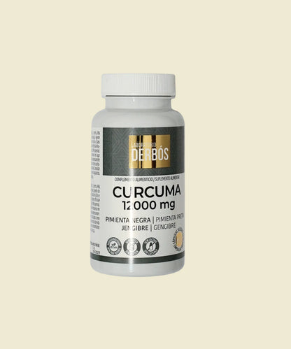 Cúrcuma 12000 mg | 60 cápsulas – Derbós