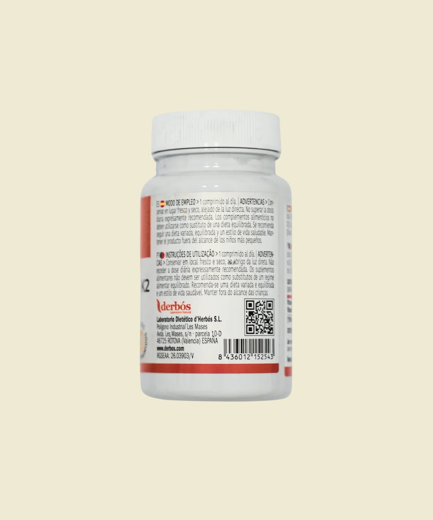 Vitamina D3 + K2 | 90 cápsulas – Derbós