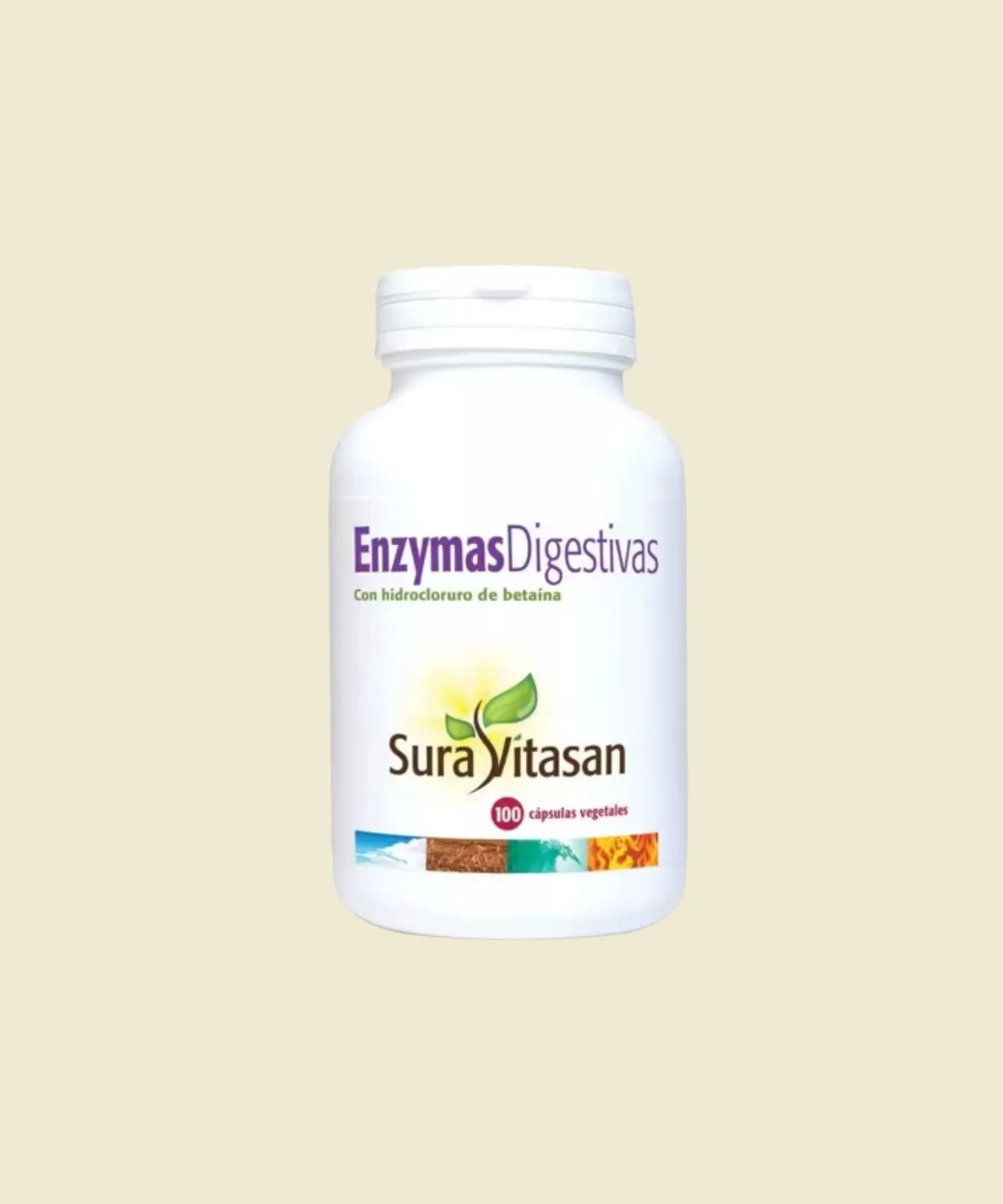 Enzymas Digestivas | 100 cápsulas – Sura Vitasan
