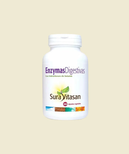 Enzymas Digestivas | 100 cápsulas – Sura Vitasan