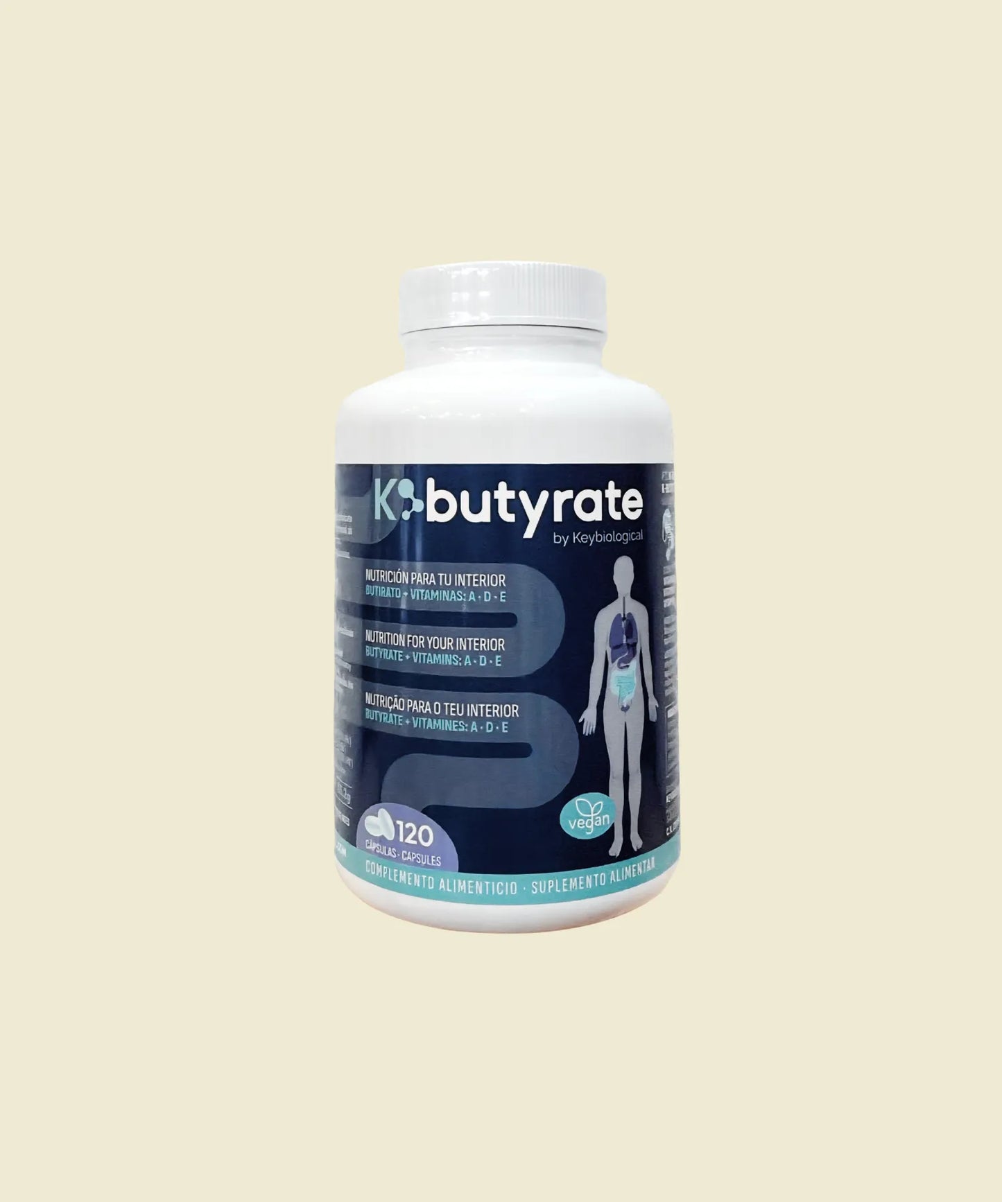 K-Butyrate | 120 capsulas – Keybiological