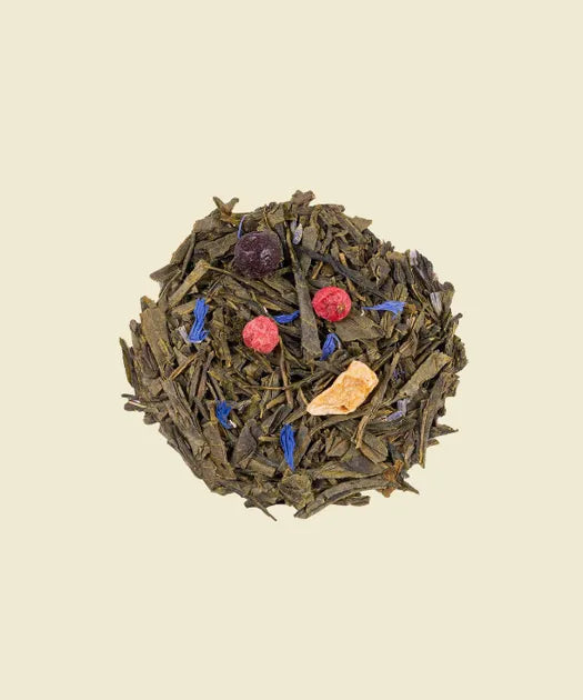 Melocotón – Lavanda - té blanco y verde aromatizado