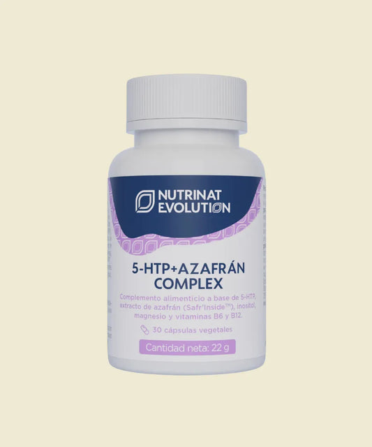 5-HTP + Azafrán Complex | 30 cápsulas – Nutrinat Evolution