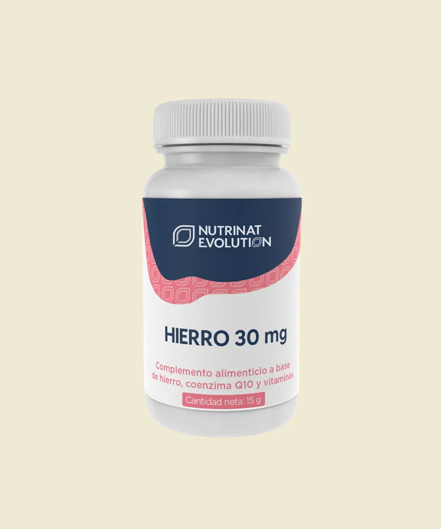 Hierro 30 mg | 30 cápsulas – Nutrinat Evolution