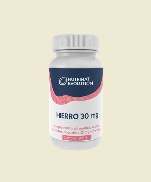 Hierro 30 mg | 30 cápsulas – Nutrinat Evolution