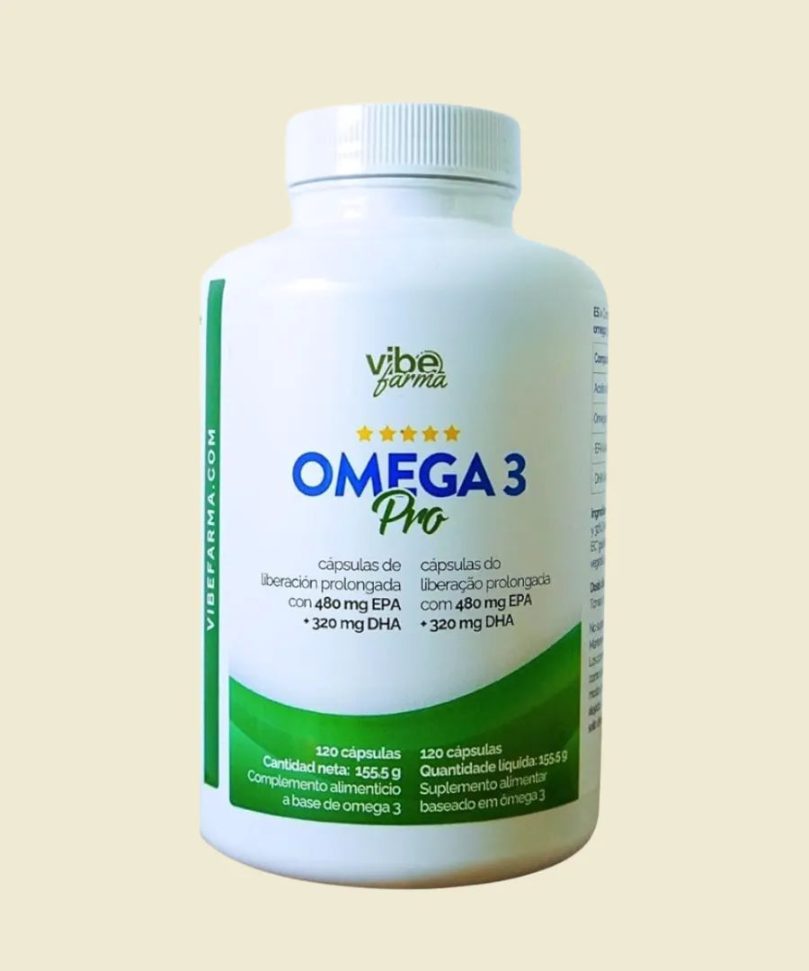 Omega 3 PRO | 120 cápsulas – VibeFarma