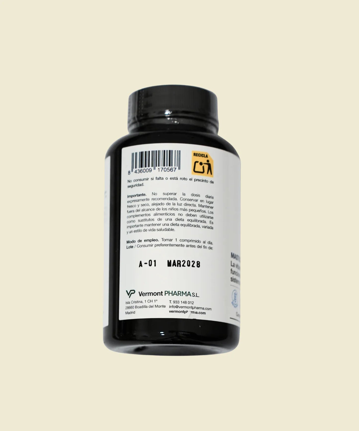 Vitamina D3 | 120 comprimidos – Vermont Supplements