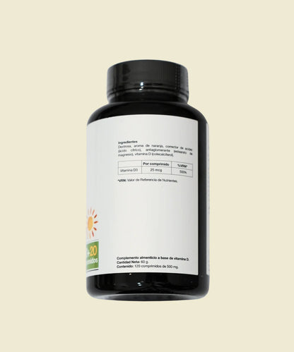 Vitamina D3 | 120 comprimidos – Vermont Supplements