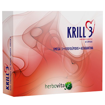 Krill 3 - 60 cápsulas - Herbovita