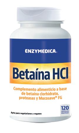 Betaína HCL  - 120 cápsulas